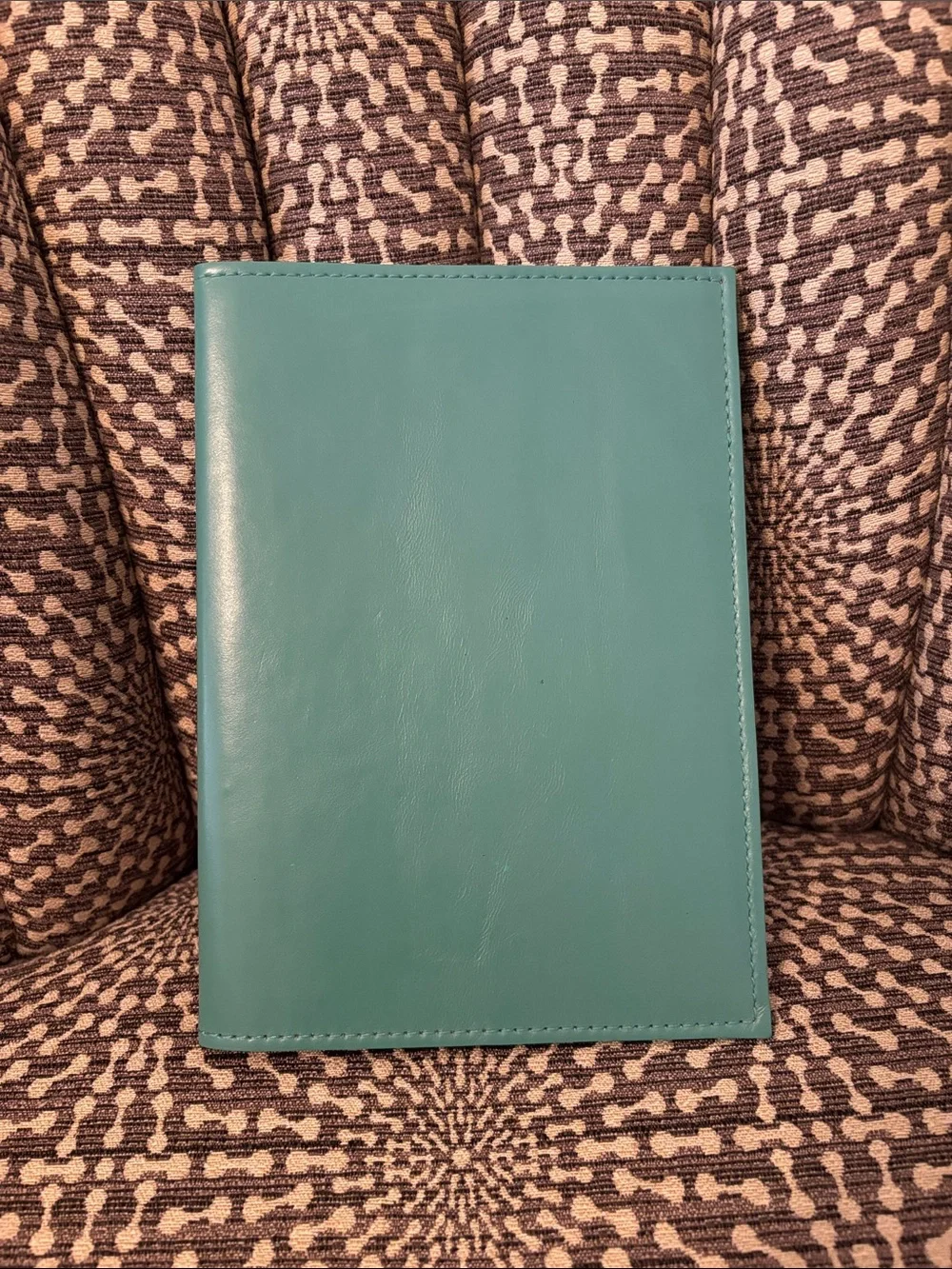 Casupo Refillable A5 Leather Journal NoteCover Teal Blue Suede interior